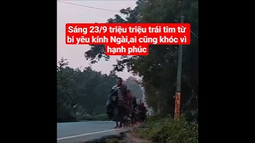 sáng 23/9 triệu triệu trái tim từ bi yêu kính Ngài,ai cũng khóc vì hạnh phúc#suminhtue #shortvideo