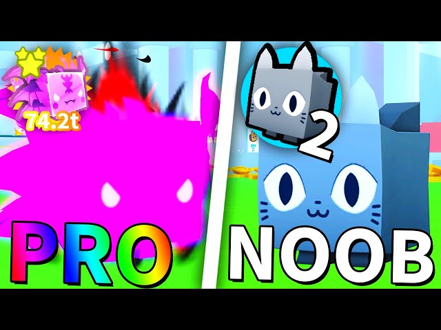 NOOB virou PRO com ROBUX INFINITO! no PET SIMULATOR X do ROBLOX