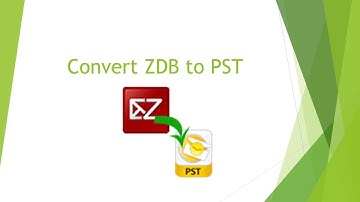 Convert ZDB to PST