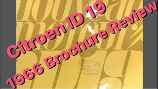 The Citroen Id19 - A 1966 Brochure Review
