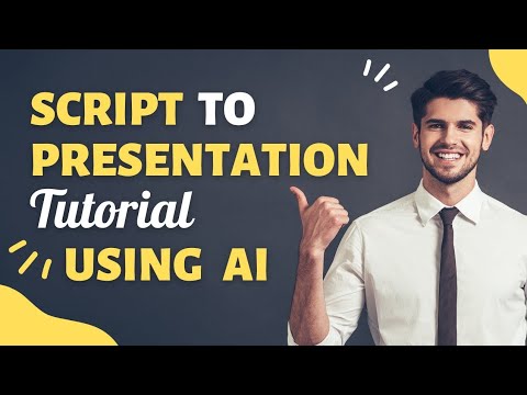 how to create power point presentation using ai