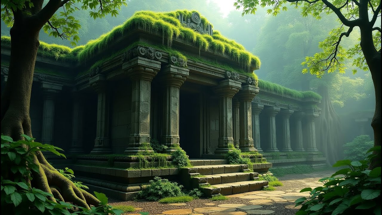 Mossy Temple Lofi 🌿 – Ancient Chill Beats from a Forgotten Forest Sanctuary