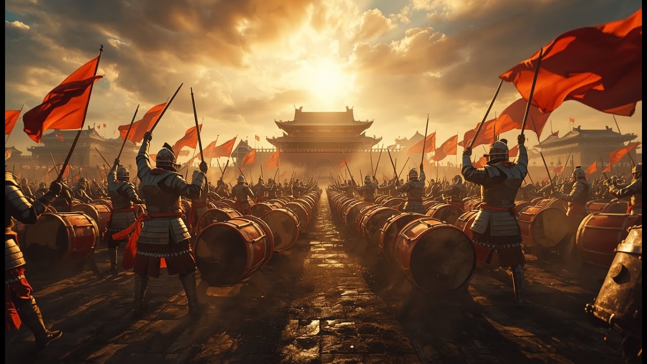 卸甲歸田系列，多為史詩曲風，以戰爭為題材，目的是讓人深省戰爭，並願天下永無戰事。此曲名為烽火連天，希望各位能喜歡。Excelente música con IA、Epic genre、AI音樂。