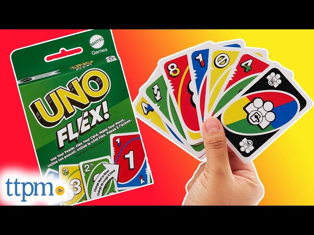 Games UNO Flex Jeu de cartes Dépouillement, Jeux