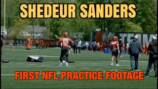 Shedeur Sanders First NFL Practice with Browns commentary