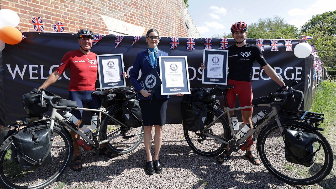 world record cycling miles