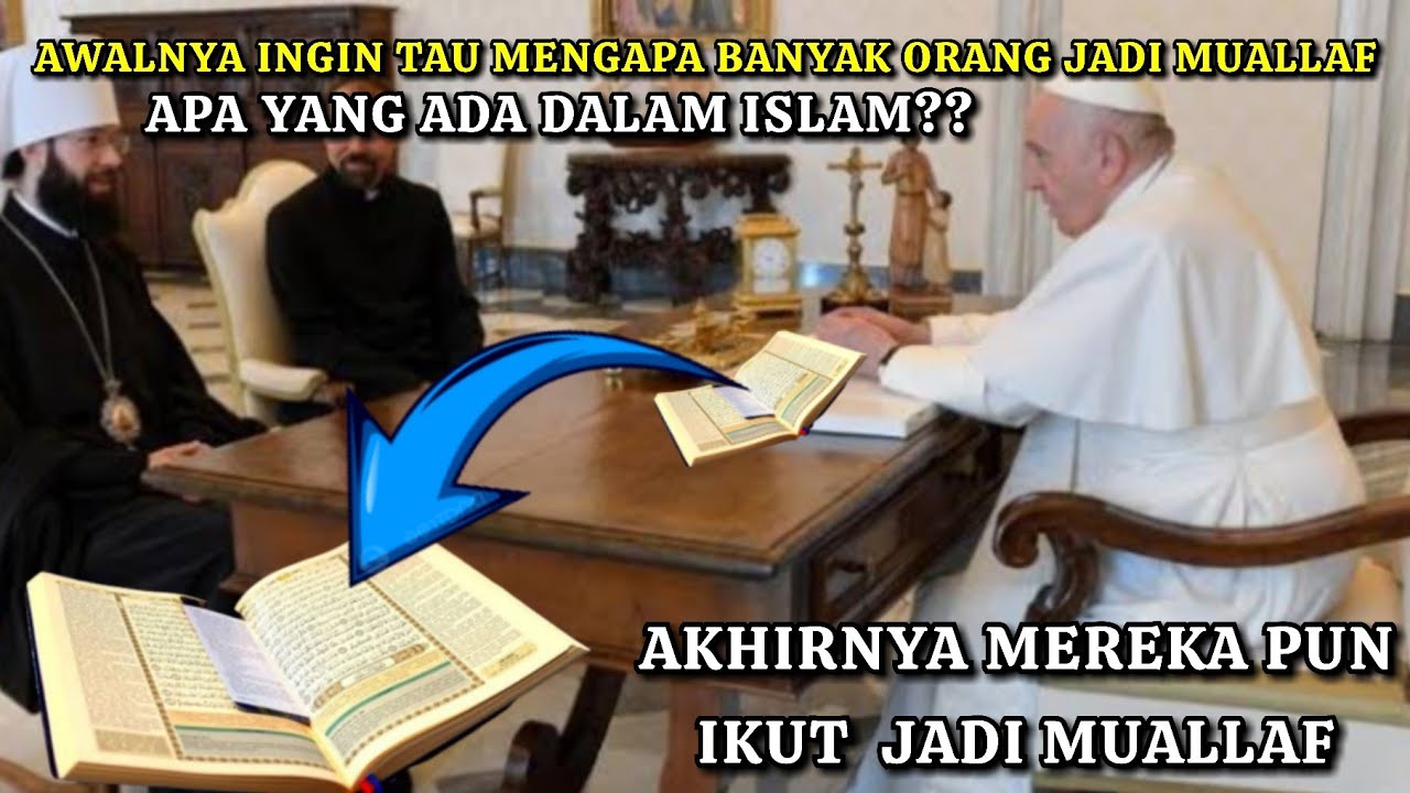 MUALLAF 2023 !!PENDETA ORTODOKS MASUK ISLAM USAI MENGKAJI AJARAN ISLAM