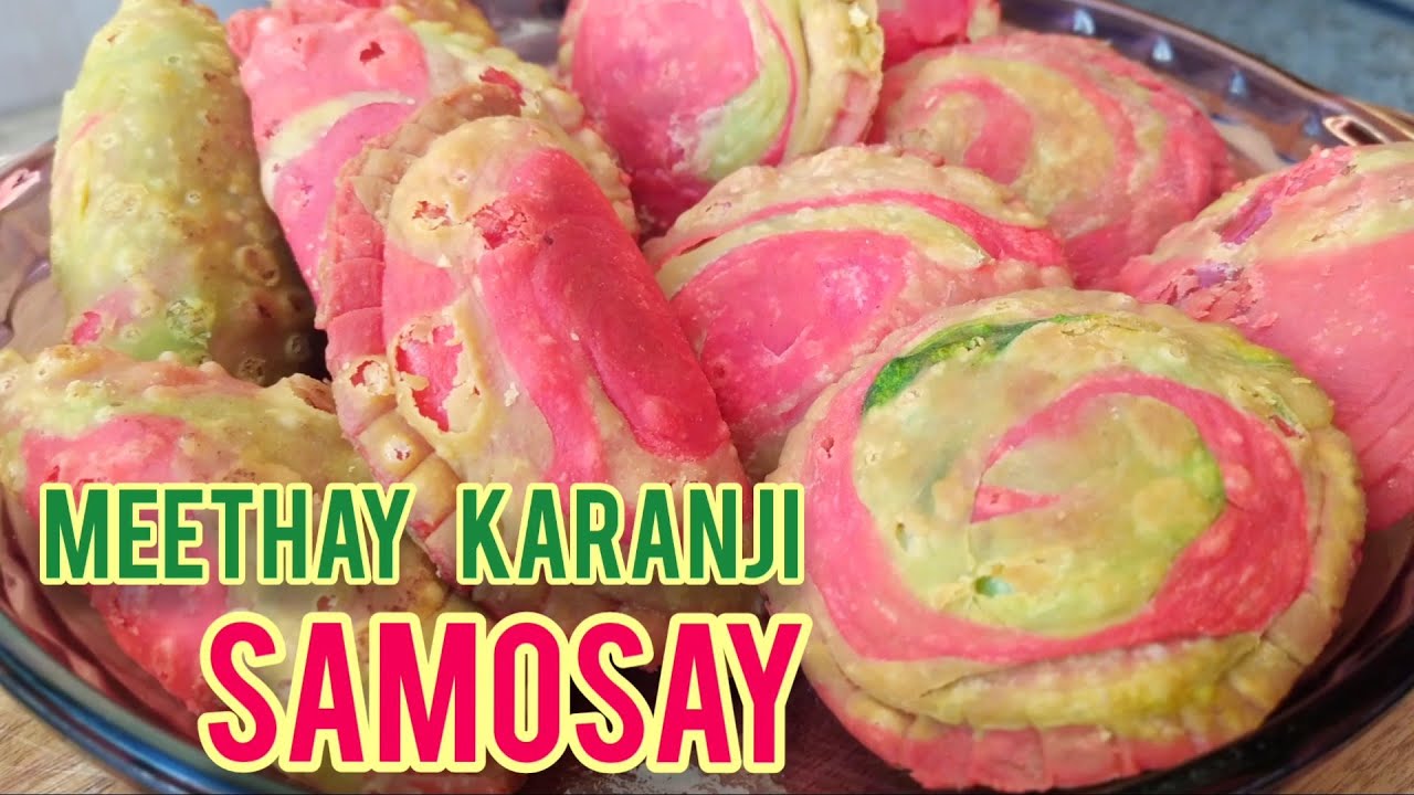 Meethay Karanji Samosay / Karanji Samosay - Eid Special Recipe