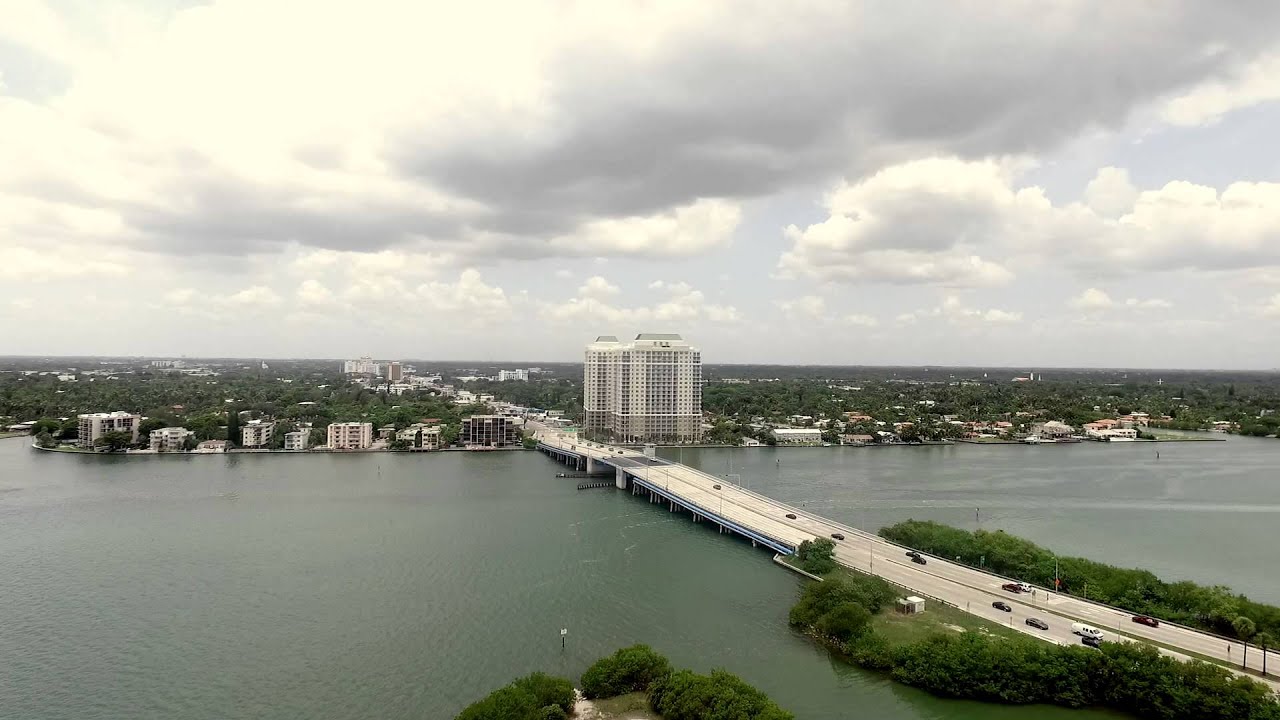 Flying Over The 79th Street Causeway...