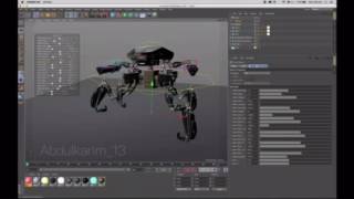 Full Rigged Four Legs WalkingMachine