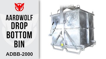 Drop Bottom Bin | ADBB-2000 | Aardwolf