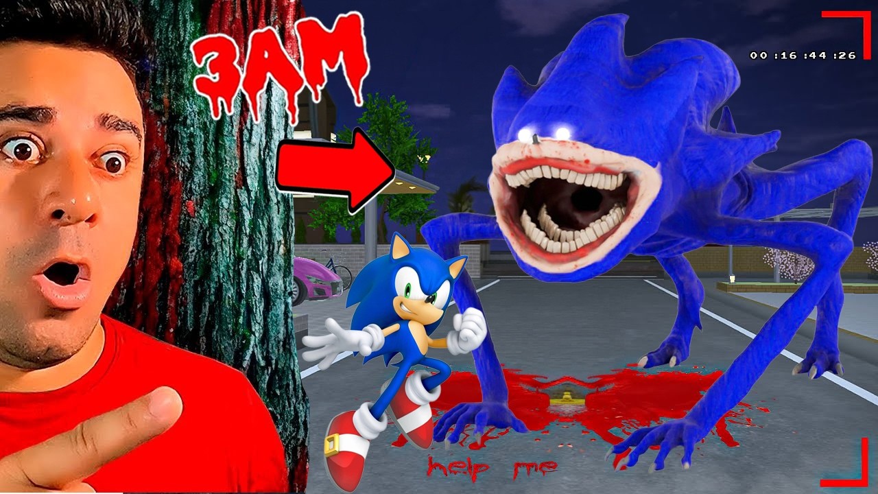 ENCONTREI O SONIC SHIN TAPES E SONIC NO MUNDO ABANDONA AS 3 HORAS DA MANHÃ!!
