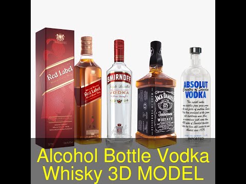 3d-model-of-alcohol-bottle-vodka-whisky-collection-review