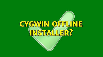 Cygwin offline installer? (4 Solutions!!)