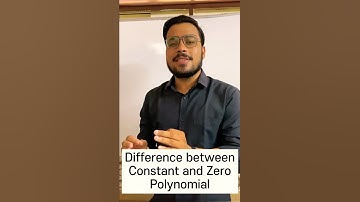Difference between Constant and Zero Polynomial?|Class 10|Maths |Ch-2-Polynomials #shorts #short