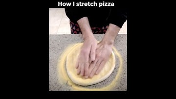 Thumbnail of Method 1: How to stretch pizza base #shorts
