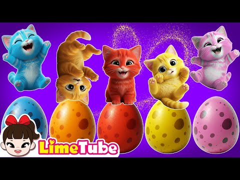 🥚 Kittens trapped! Super Lime's mission to rescue them 🎶 A magical and surprising story