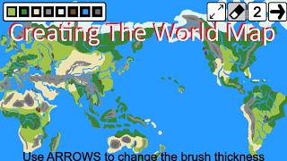 War Of Dots - Creating The World Map From Scratch Time Lapse