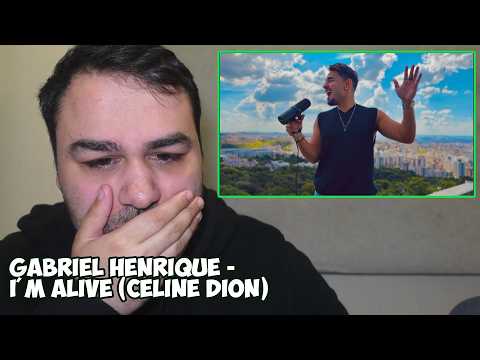 Gabriel Henrique - I'm Alive (Celine Dion) REACTION