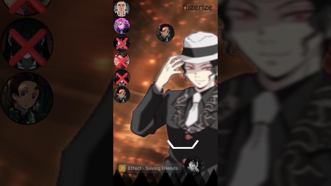 muzan plays saving friends filter 