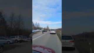 Velika Gužva Na Regionalnom Putu Beograd - Zrenjanin Kod Isključenja Za Belo Blato 08.02.2026.