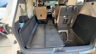 Solved! Toyota Sienna 60/40 TriFold Cargo Liner Hack. 20212024