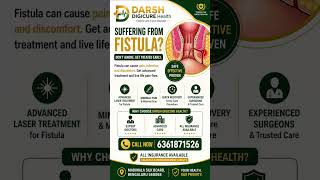 Fistula problem? Get safe treatment today 💯📞 6361871526FistulaTreatment #Piles #BangaloreDoctors