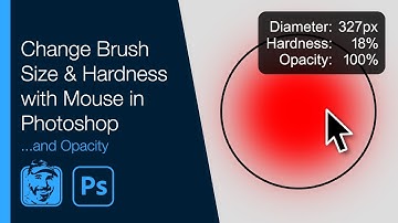 Change Brush Size and Hardness with Mouse in Photoshop (and Opacity)