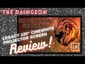 Severtson screens legacy 120 cinewhite projector screen review