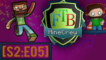 MineCrew: FTB #5 - Redstone Energy Cells! w/ AuXDubz & ChippedGaming [S2:E05]
