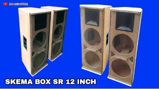tutorial membuat box sr 12 inch