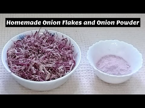 Onion Flakes and Onion Powder Recipe | How To Make Dehydrated Onion Flakes and Onion Powder at