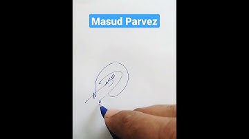 Masud Parvez Name Signature Request done