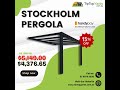 Get 15% Off on Stockholm Pergola Kits. Limited Time Only