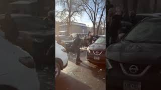 Anti-ICE Protest Explodes After Agents Reportedly Detain Pregnant Woman #shorts