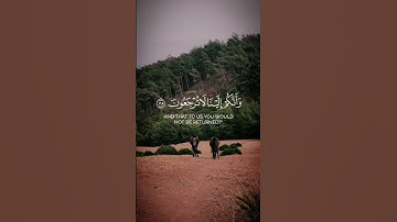 أفحسبتم أنما خلقناكم عبثا وأنكم إلينا لا ترجعون #سورة_المؤمنون #سعد_الغامدي