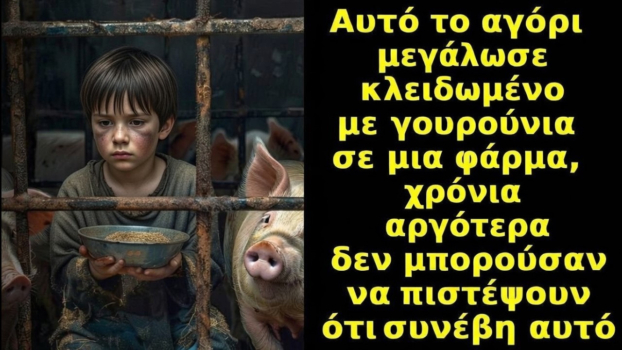 Αγόρι μεγάλωσε κλειδωμένο με ΓΟΥΡΟΥΝΙΑ σε φάρμα — χρόνια μετά ΣΟΚ