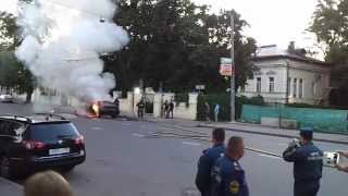 20120728 21:37 взрыв иномарки в Москве