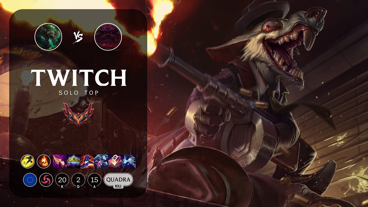 Twitch Top vs Ornn - EUW Grandmaster Patch 12.22