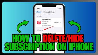 How To Delete Expired and Inactive Subscriptions on Iphone 2026!