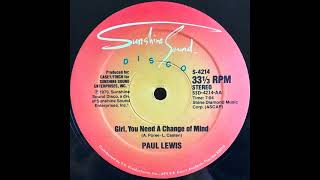 Paul Lewis - Girl You Need A Change Of Mind (1979)