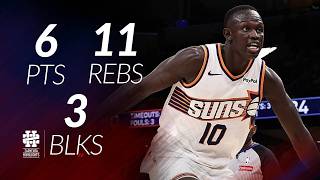 Khaman Maluach 6 pts 11 rebs 3 blks vs Grizzlies 25/26 season
