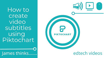 How to create video  subtitles using Piktochart