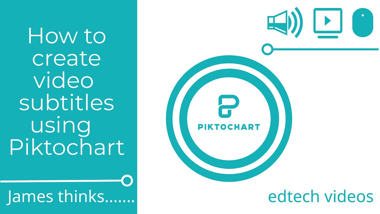 How to create video subtitles using Piktochart - YouTube