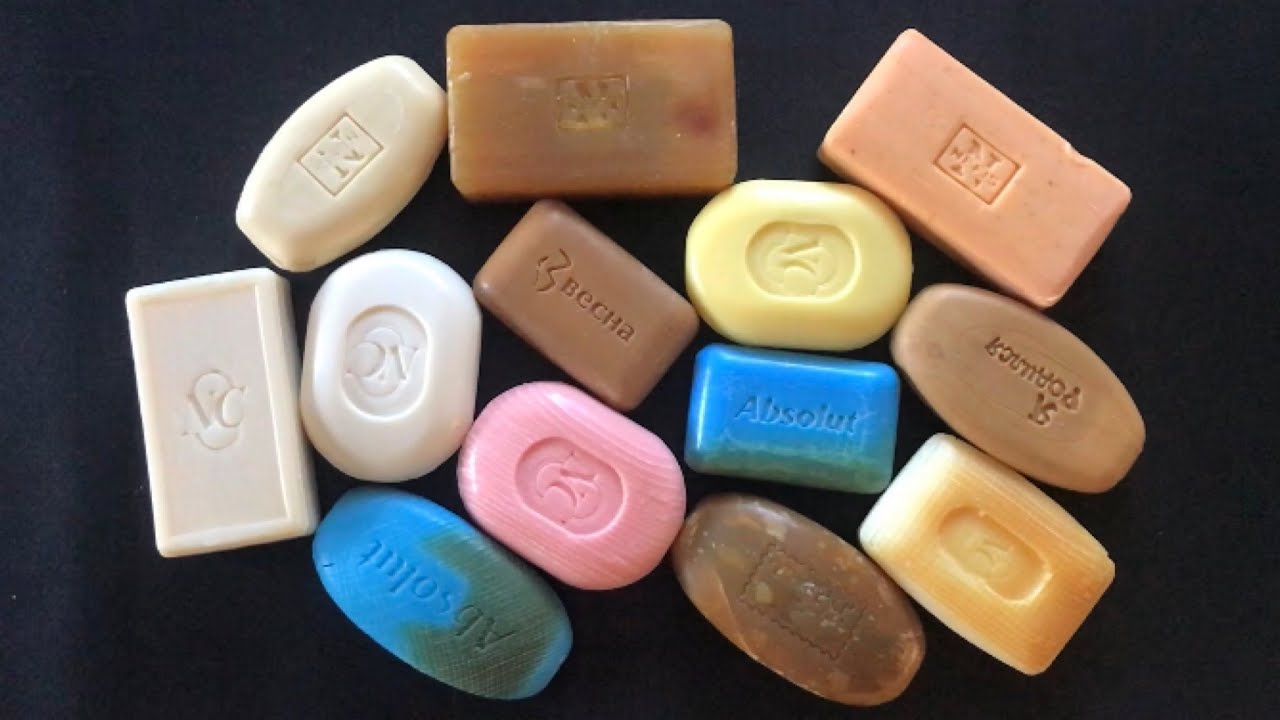 MY LOVE SET SOAP ASMR | ASMR soap | Cutting dry soap | 