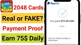 2048 Cards Payment Proof | 2048 Cards Real or Fake? | Earn 75$ Daily | Full Review screenshot 4