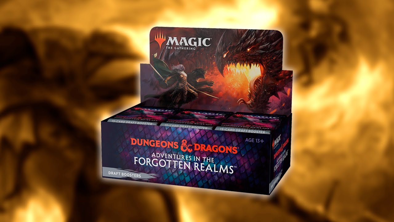 mtg forgotten realms draft booster box Lotus Factory Sealed Magic: The Gathering - D&D