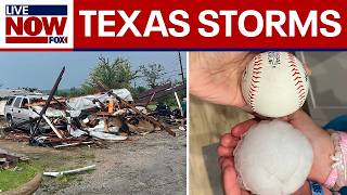 Tornado damage, large hail reported across North Texas