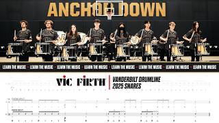 LEARN THE MUSIC | 2025 Vanderbilt Snares - "ENTRY" and "DYNAMITE FANFARE"