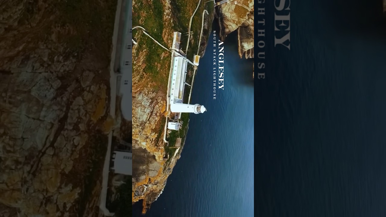 Most beautiful | lighthouse | in Great Britain | south stack lighthouse } North Wales